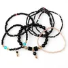 Beaded Bohemian Handmade Beads Armband Set for Women Summer Färgglada pärlkedja Bangle Girls Boho Fashion Jewelry Accessories 240423
