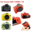 Bags Silicone Skin Case Cover DSLR Camera Bag For Canon EOS R8 R10 R6 R7 M50 90D 60D 800D 1300D 6D2 5D 6D Mark II 5DII 5D2 T7i T6 T8i