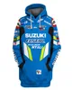 2019 Newmen039s Motorcycle Sweat à capuche Racing Motorcycle Riding Hoodie Ves à veste Suzuki Cross Sweat-shirt Sweatshirt Windbreaker Jack6418941