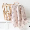 Dekens Swaddling 100% Gots Organic Cotton Acacia Geel Set Pasgeboren Muslin Wrap Baby Bed Muslin Swaddle Deken Deken voor baby