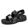 Slippers Spring Open Back Slides Men Hawaiian Sandal Shoes Maculino Tennis Sneakers Sport, чтобы играть в праздник для моды.