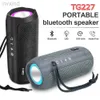 Портативные динамики TG227 Портативный Bluetooth -динамик беспроводной двойной басовый светодиодный сабвуфер на открытом воздухе.