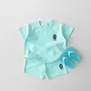 Juegos de ropa 2024 Summer 2 PCS Ropa para bebés Inglaterra Top e inferior para niños