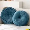 Oreiller rond siège dos coussin jet oreiller à la maison décoratif pour le salon chaise canapé canapé pour toutes les saisons cadeau de Noël