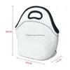 Großhandel Neopren Lunchbags Boxesbags Sublimation Blanks DIY Inseatter Thermalhandtaschen Tasche mit Reißverschluss FY3499 SS0207 DROP DEL OTTE6