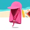 Halsdukar flerfärgade barn anti-UV Sunscreen Hat Creative Nylon Breattable Child Beach Cap Swimming Outdoor Large Brimmed Summer