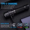 Lights Trustfire T11R Army Tactical Flashlight 1800LM Powerful Type C USB Rechargeable 18650 Rechargeable High Power Military LED Torch