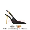 Sandals High Heels Saint Laurent ysls Luxurys Designer shoes heel Paris Dress Classics Women 10cm 8cm Black Golden【code ：L】Wedding Bottoms