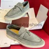 Loro piano lp schoenen mannen schoenen jurk charmes wandel heer oxford sneakers low top soft loafers lederen skateboard wandeling slip op rubberen zool beste