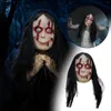 Party Supplies 2024 Creepy Halloween Wig Mask Horror Witch Cosplay accessoires ACCESSORY