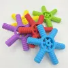 Baby Pirate Wheel Silicone Theether Gestructuur Roervormig kauwbaar sensorisch speelgoed voor kinderziekte BPA Free ZZ