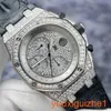 AP Timelless Forist Watch Royal Oak Series 26067bc Оригинальный бриллиантовый набор полный Sky Star 42 мм