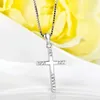 Colliers de pendentif Fashion Européenne et américaine Jésus Personnalisé Micro Jewelry Cross Collier Christian Christian Inoxydd Steel Pendentif