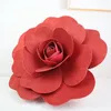 Decorative Flowers 60cm Simulated Bright Gold Rose Handmade Flower Grand Event Decoration Shopping Mall Window Display Party Supplies Props