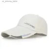 Bollmössor 2022 Fiskesporthatt Mens utomhus mode linje baseball Lång visir Brim Shade Snapback Sun Hat Bone Gorilla Q240425