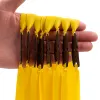 Freccia 50pcs slingshot elastico piatto 0,65/0,7 mm Elasticità ad alta elasticità Accessori per tiro a caccia all'aperto