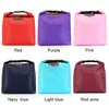 Storage Bags Insulated Lunch Bag Nylon Waterproof Boxes Tote Food Thermal Cooler Picnic Box Outing Carrying