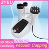 Portable 3 en 1 Léger rouge Hot Therapy Vacuum Cuppage Meridian Brush Machine Massage Spa Gua Sha Vibrating Physiotherapy Beauty Equipment Chinois Straming Products