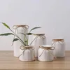 Vase Ceramic Vase European Style Dining Table Hydroponics白い装飾品リビングルームフラワーアレンジメント星ホームデコレーション