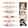 Akcesoria 3PCS/Set Baby Girl Headband Noworodka Elastyczna Zespół do włosów dla dzieci Nylon Nylon Miękkie opaski do włosów Dziecko Hair Akcesoria