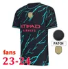 Fotbollströjor Haaland 23 24 de Bruyne Phillips mans städer grataliska Ferran Mahrez Foden Bernardo Joao Cancelo Z Rodrigo Football Shirt Men Kids Sets Uniforms