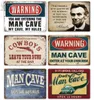 2021 Signos de cueva de la cueva Funny Man Vintage Metal Metal Vintage Retro Letrero Decoración de la pared para el hombre Cave Bar Pub Garage Decorativo1001914