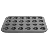 1 st 24-kavitet non-stick kol stål kopp kaka mögel muffins dessert bakplattor pannbricka hem kök diy bakverktyg
