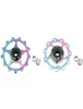 Outils Meroca 2 PCS MTB VTT VTT VILLE MULTICOLOR Jockey Wheel Bicycle Dailleur Guide Poulley Steel Roueur 13T 11T7117467