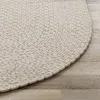 Teppiche Oval Accent Teppich für Eingangselfenbein Multi 30 "x 44"