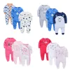 dresses 012 Months 3 Pcs Infant Baby Rompers Newborn Boys Clothing 100 Cotton Girls Unicorn Clothes Pamas Overalls Free Shipping