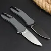 KS2042 KS2042 Flipper Assisté Couteau pliant D2 Black / White Stone Wash Blade GFN Handle Edc Pocket Couteaux avec boîte de vente