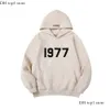 of Fear Ess Designer Mens Esse Hooded 1977 Hoodie Printed Letter Pullover Sweatshirts Fashion Classic Essentialsclothing Couples Esstenial Shorts 137