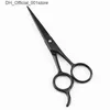 Ciseaux de cheveux Ciseaux de cheveux Professionnel 4 Black Small Makeup Cut Cut Nez Trimm Courcute Cisteaux Coiffure Barber Coiffeur Barber Q240425