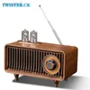 Tragbare Lautsprecher Wireless Bluetooths -Lautsprecher FM Retro Radio Subwoofer Memory Card u Festplattenqualität in Indoor MP3 Tragbarer Lautsprecher für Home D240425