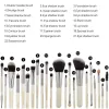 Set Maange Makeup Borstes Set Professional Cosmetic Foundation Powder Blush Eye Shadow Blend Make Up Brushes Tool Beauty Kit