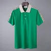 2024SS Summer Luxus Italien Polo Designer-Shirts High Street Stickerei Strumpfband Schlangen kleine Bienendruckkleidung Kleidung Mens Marke Polos Shirt Asian Size M-3xl