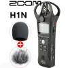 Registratore a caldo Vendi Zoom originale H1N Handy Digital Voice Recorder Digital Audio Stereo Microfono Intervista al microfono microfono