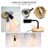 Wall Lamp 1 PCS Creative Minimalist Style Room Living Decoration Iron E27 Socket Excluding Light Bulbs