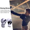 Luvas de treinamento de boxe PU Gear Luvas de proteção à mão resistentes a lágrimas Luvas respiráveis e duráveis Adesivos formados adequados para equipamentos esportivos 240424