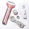 SZ9O Epilator 4 w 1 ciało usuwanie włosów Epilator włosy do włosów bikini włosy włosy włosy łonowe Elektryczna rolenia golarka TRIMER Kobiety D240424