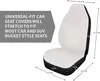 Auto -stoelhoezen set van 2 Dragonfly Design Auto interieur accessoires Dames AutoSeet Voorstoelen alleen Universal