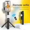 3C Founder Mobile Bluetooth Multifunktionell selfie -pinne för horisontell och vertikal fotografering och live streaming Universal