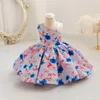 Girls Princess Robe Color Gatching Children Girls Hobe High-Und Children's Orf-Yfe Robe Robe Mode Fashion Casual Party Robe