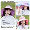 Accessoires Enfants Chapeaux de seau d'été Uv Protection extérieure Place Sun Sun Hat Boy Girl Cap volet Ajustement Cap