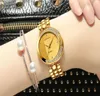 2020 Crrju New Fashion Women039s Montres de poignet avec Diamond Golden Watch Band Top Brand Luxury Ladies Bijoux Bracelet Clock FEM1836984