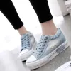 Boots Skateboarding Shoes Sports Single Version Canvas Shoes Woman Thick Bottom Height Increasing Cowboy Women Shoes Student Arder