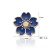 Brooches College Style Girl Aesthetic Fashion Brooch Personality Lovely Sweet Flower Oil Dripping Badge Floret Collar Pin Wholesale