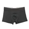 Onderbroek 4 van Pouch shorts naadloze mannelijke bokser broek modebrief afdrukken boksershorten ademende katoenen mannen ondertary briefs