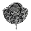 BERETS CAMOUFLAGE TACTICAL BOONIE HATSキャンプクライミングバケットスナイパーハットメンズアウトドア釣りハイキングキャップサン保護キャップ