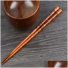 Handgjorda japanska sushi kreativa pinnar kinesiska koreanska matbordsartiklar trä bambuhoppstick för restaurang droppleverans hem dhv